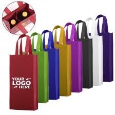 2 Pack Non-Woven Wine Tote